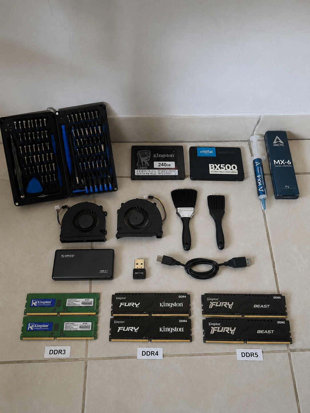 Perbaikan hardware dan upgrade perangkat di Guel Computer